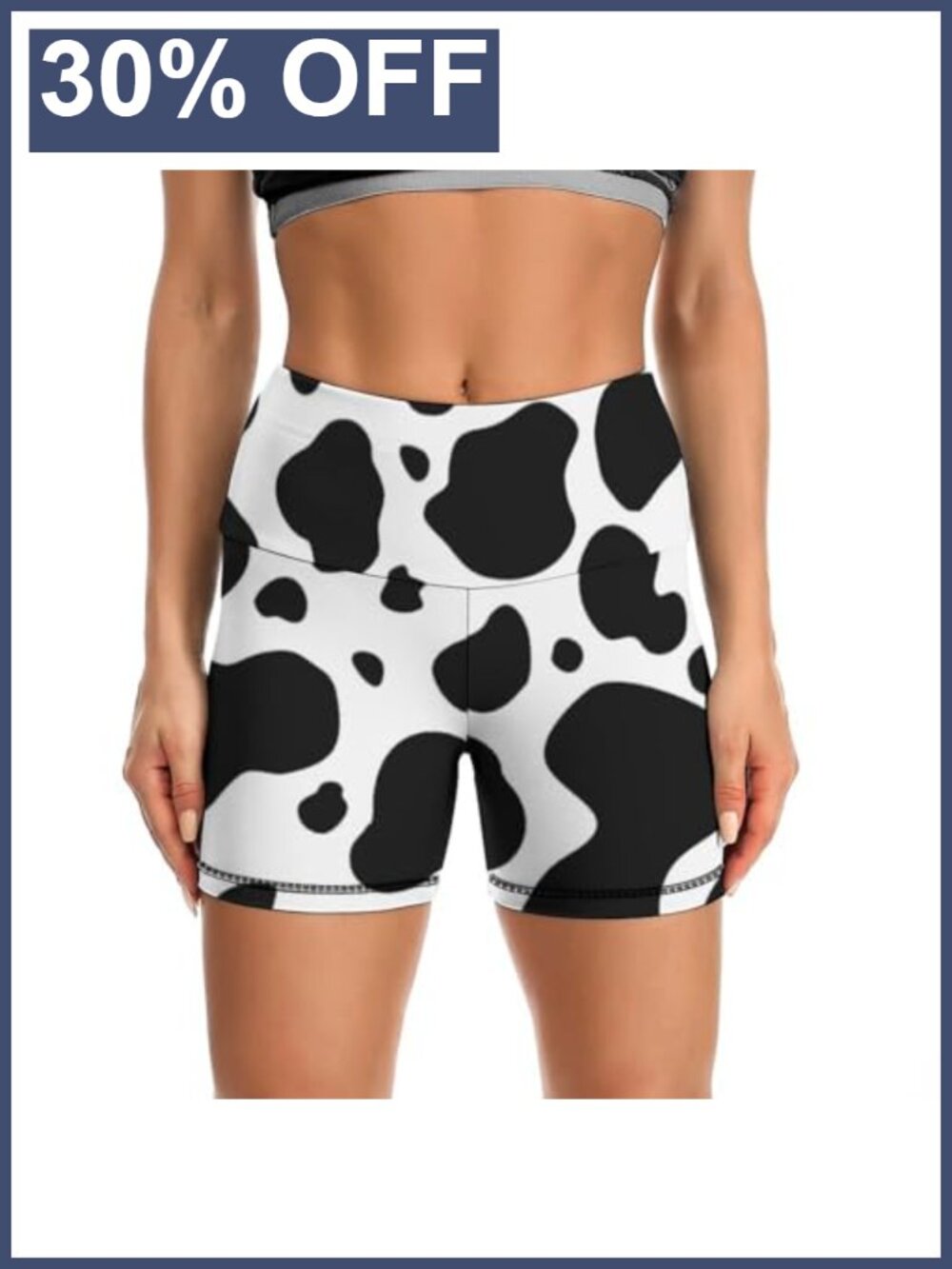 High Waist Tummy Control Yoga Biker Shorts for Women Fitted Athletic Workout